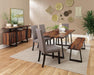 Ditman Live Edge Dining Bench Grey Sheesham and Black - Furniture Stars (Chicago, IL)