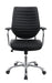 Chase High Back Office Chair Black and Chrome - Furniture Stars (Chicago, IL)