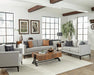 Apperson Cushioned Back Sofa Light Grey - Furniture Stars (Chicago, IL)