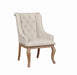 Brockway Tufted Arm Chairs Cream and Barley Brown (Set of 2) - Furniture Stars (Chicago, IL)