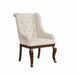 Brockway Tufted Arm Chairs Cream and Antique Java (Set of 2) - Furniture Stars (Chicago, IL)