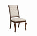 Brockway Tufted Dining Chairs Cream and Antique Java (Set of 2) - Furniture Stars (Chicago, IL)