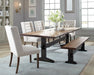 Bexley Tufted Side Chairs Dark Brown and Beige (Set of 2) - Furniture Stars (Chicago, IL)