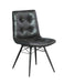 Aiken Tufted Dining Chairs Charcoal (Set of 4) - Furniture Stars (Chicago, IL)