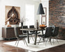 Aiken Tufted Dining Chairs Charcoal (Set of 4) - Furniture Stars (Chicago, IL)