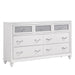 Barzini 7-drawer Dresser White - Furniture Stars (Chicago, IL)