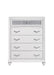 Barzini 5-drawer Chest White - Furniture Stars (Chicago, IL)