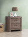 Brantford 2-drawer Nightstand Barrel Oak - Furniture Stars (Chicago, IL)