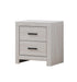 Brantford 2-drawer Nightstand Coastal White - Furniture Stars (Chicago, IL)