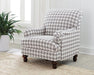 Glenn Upholstered Accent Chair Grey - Furniture Stars (Chicago, IL)