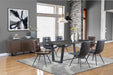 Aiken Upholstered Tufted Side Chairs Brown (Set of 4) - Furniture Stars (Chicago, IL)
