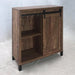 Arlington Bar Cabinet with Sliding Door Rustic Oak - Furniture Stars (Chicago, IL)