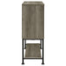 Claremont Sliding Door Bar Cabinet with Lower Shelf Grey Driftwood - Furniture Stars (Chicago, IL)