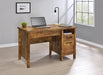 Delwin Lift Top Office Desk with File Cabinet Antique Nutmeg - Furniture Stars (Chicago, IL)
