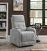 Howie Tufted Upholstered Power Lift Recliner Grey - Furniture Stars (Chicago, IL)