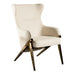 Walker Upholstered Accent Chair Cream and Bronze - Furniture Stars (Chicago, IL)