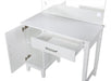 Elijah Vanity Set with LED Lights White and Dark Grey - Furniture Stars (Chicago, IL)