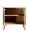 Alyssum Checkered Pattern 2-door Accent Cabinet Natural - Furniture Stars (Chicago, IL)