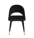 Lindsey Arched Back Upholstered Side Chairs Black (Set of 2) - Furniture Stars (Chicago, IL)