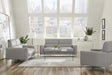 Glenmark Track Arm Upholstered Loveseat Taupe - Furniture Stars (Chicago, IL)