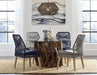 Nakia Woven Rope Dining Chairs Dark Navy (Set of 2) - Furniture Stars (Chicago, IL)