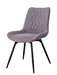 Diggs Upholstered Tufted Swivel Dining Chairs Grey and Gunmetal (Set of 2) - Furniture Stars (Chicago, IL)