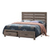 Brantford Eastern King Panel Bed Barrel Oak - Furniture Stars (Chicago, IL)