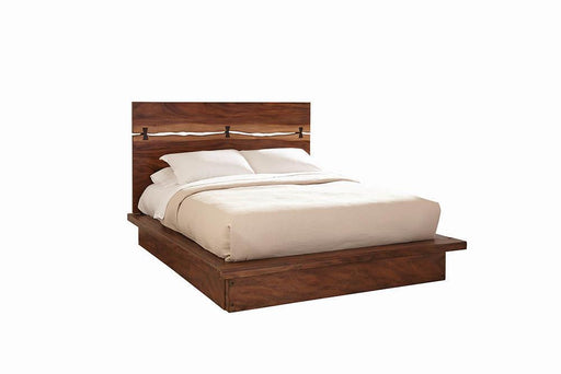 Winslow Queen Bed Smokey Walnut and Coffee Bean - Furniture Stars (Chicago, IL)