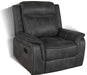 Lawrence Upholstered Tufted Back Glider Recliner - Furniture Stars (Chicago, IL)