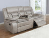 Greer Upholstered Tufted Back Glider Loveseat - Furniture Stars (Chicago, IL)