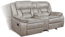Greer Upholstered Tufted Back Glider Loveseat - Furniture Stars (Chicago, IL)