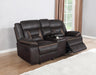 Greer Upholstered Tufted Back Glider Loveseat - Furniture Stars (Chicago, IL)