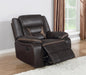 Greer Upholstered Tufted Back Glider Recliner - Furniture Stars (Chicago, IL)
