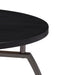 Dacre Round Coffee Table Dark Grey and Black Nickel - Furniture Stars (Chicago, IL)