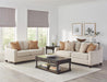 Christine Upholstered Cushion Back Loveseat Beige - Furniture Stars (Chicago, IL)