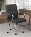 Ximena Standard Back Upholstered Office Chair Black - Furniture Stars (Chicago, IL)