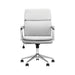 Ximena Standard Back Upholstered Office Chair White - Furniture Stars (Chicago, IL)