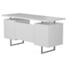 Lawtey Floating Top Office Desk Weathered Grey - Furniture Stars (Chicago, IL)