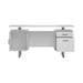 Lawtey Floating Top Office Desk White Gloss - Furniture Stars (Chicago, IL)