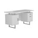 Lawtey Floating Top Office Desk Weathered Grey - Furniture Stars (Chicago, IL)