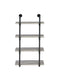Elmcrest 24-inch Wall Shelf Black and Grey Driftwood - Furniture Stars (Chicago, IL)