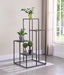 Rito 4-tier Display Shelf Rustic Brown and Black - Furniture Stars (Chicago, IL)