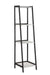 Pinckard 4-shelf Ladder Bookcase Grey Stone and Black - Furniture Stars (Chicago, IL)