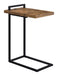 Maxwell C-shaped Accent Table with USB Charging Port - Furniture Stars (Chicago, IL)