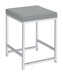 Umbridge Upholstered Square Padded Cushion Vanity Stool - Furniture Stars (Chicago, IL)