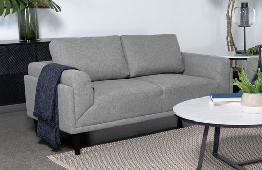 Rilynn Upholstered Track Arms Loveseat - Furniture Stars (Chicago, IL)