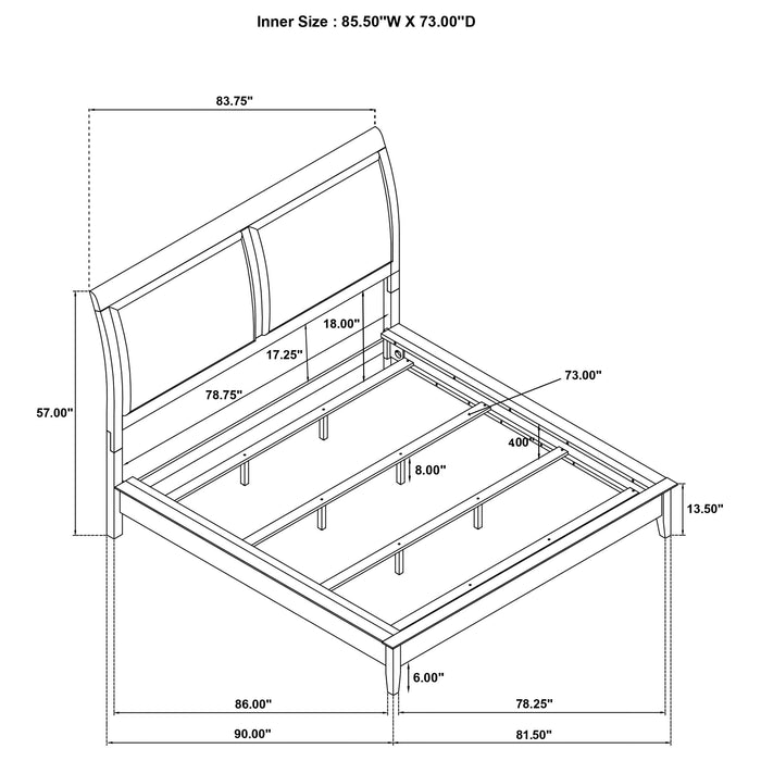 Bexhill 5 Pc Bedroom Set - Furniture Stars (Chicago, IL)