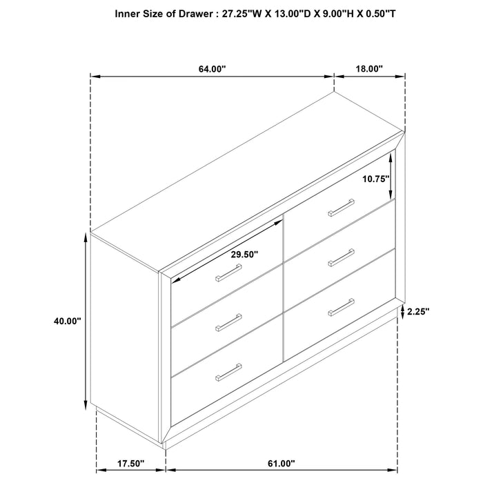 Kenora Dresser - Furniture Stars (Chicago, IL)