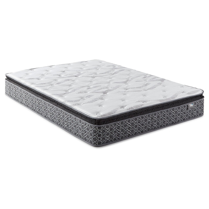 Hayes Medium Plush Pillow Top Hybrid Mattress - Furniture Stars (Chicago, IL)