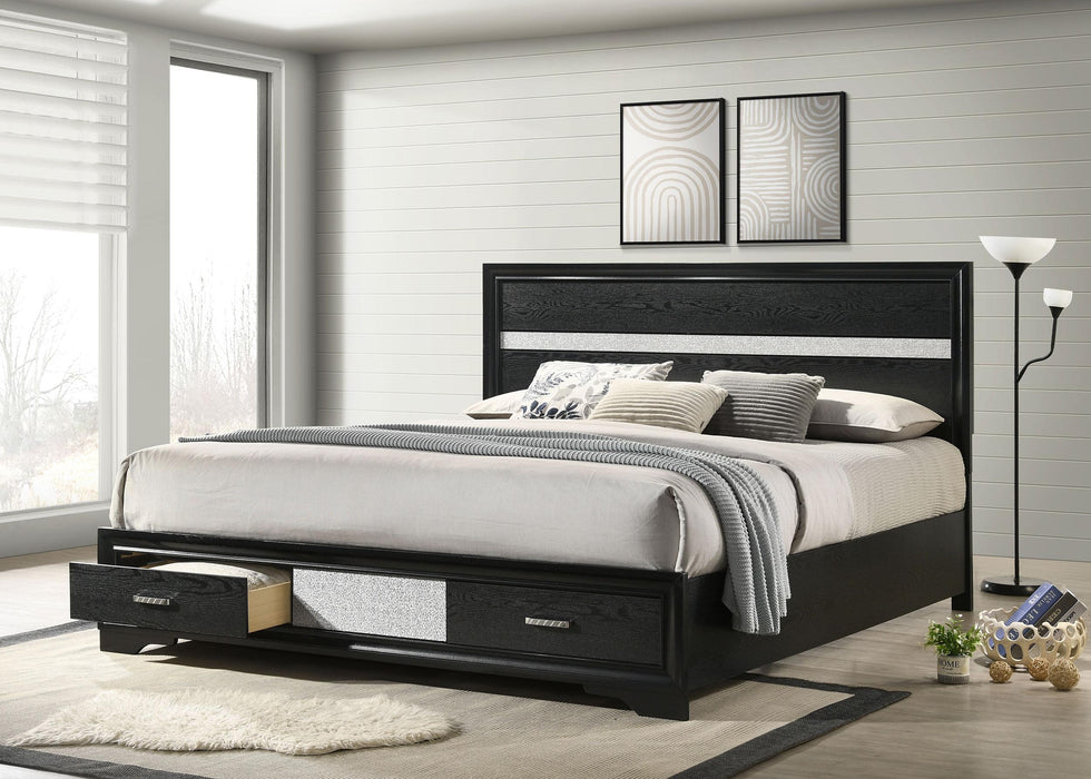 Miranda Panel Platform Storage Bed - Furniture Stars (Chicago, IL)